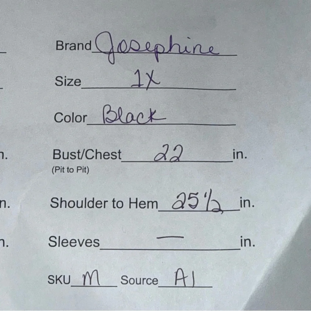 Josephine Woman Black Chiffon Sleeveless Blouse Classic Flowy Top - Picture 7 of 8